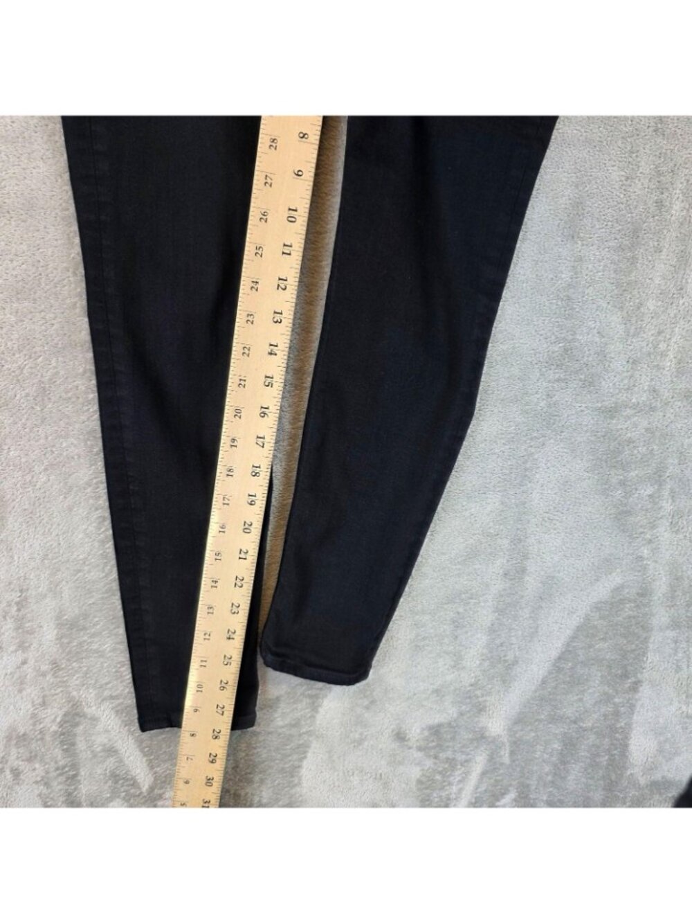 Rag & Bone Cate Mid-Rise Skinny Jeans Womens 28 Black Dark Wash Stretch Denim - Picture 8 of 13